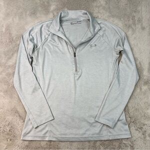 Under Armour HeatGear Tech Twist Womens Medium Loose 1/2 Zip Long Sleeve